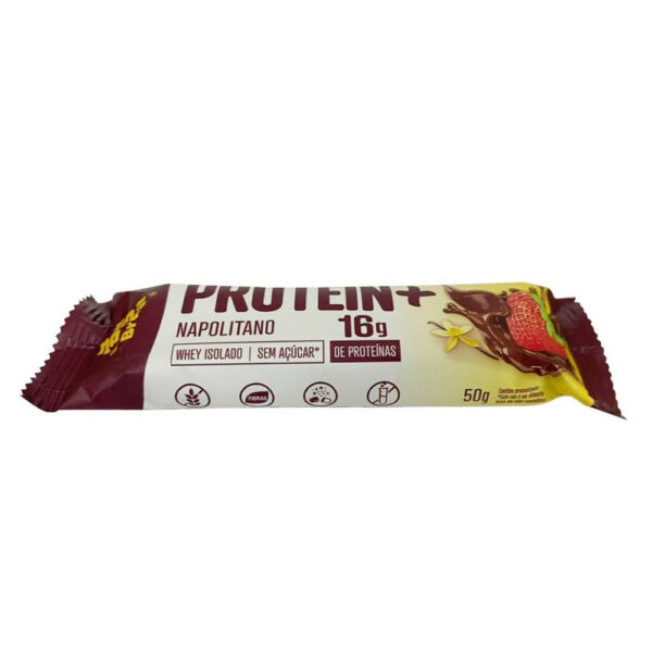 Banana Brasil Barra Proteica Protein+ Napolitano 50g