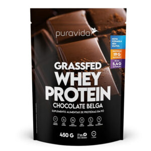 Puravida Proteínas Grassfed Whey Protein Chocolate Belga 450g