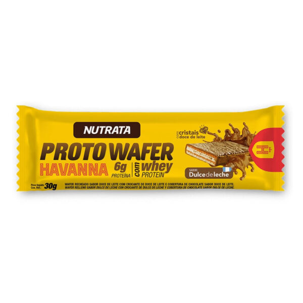 Nutrata Barra Proteica ProtoWafer Havanna Doce De Leite 30g