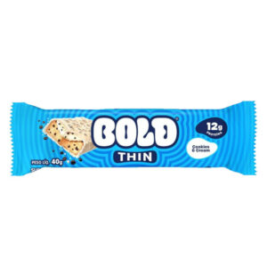BOLD Barra Proteica Thin Cookies & Cream 40g