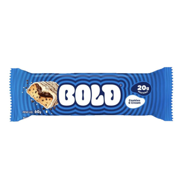 BOLD Barra Proteica Cookies & Cream 60g