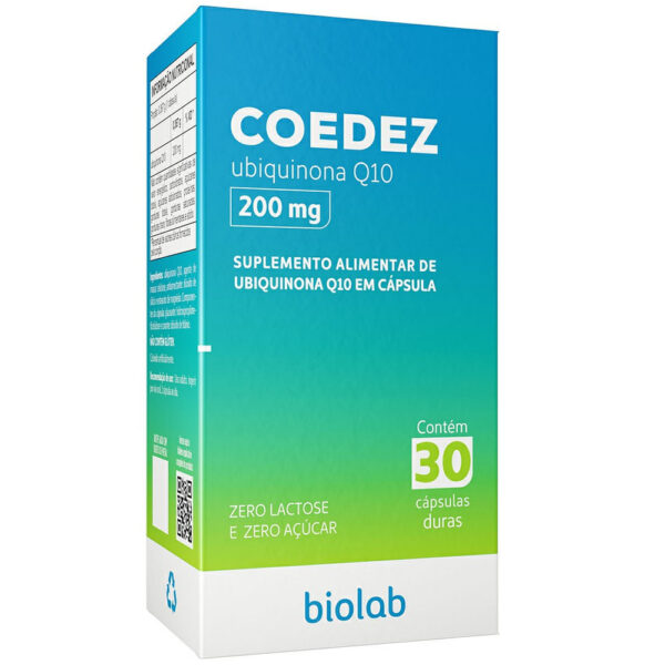 Biolab Coedez Q10 200mg 30 Cápsulas