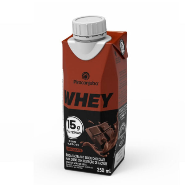 Piracanjuba Whey 15g Zero Lactose Chocolate – 250ml