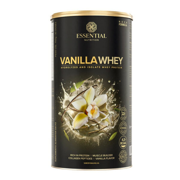 Essential Nutrition Vanilla Whey Essential Baunilha 750g