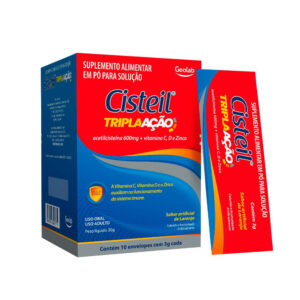 Geolab Cisteil Tripla Ação 10 Envelopes 3g Cada