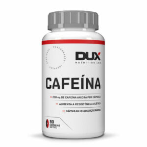 DUX Cafeína 200mg Nutrition 90 Cápsulas