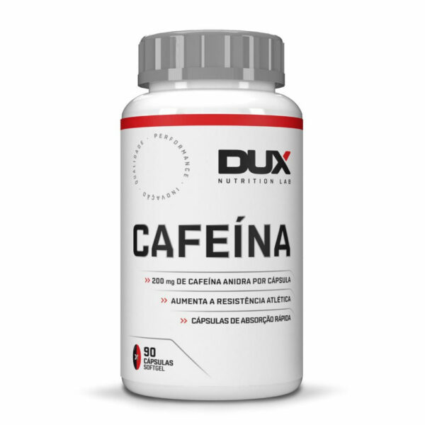 DUX Cafeína 200mg Nutrition 90 Cápsulas