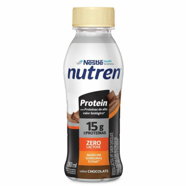 Nutren Nestlé Protein 15g de Proteínas Chocolate 260ml