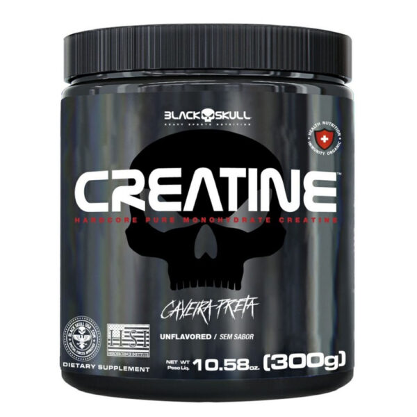 BLACK SKULL Creatine Blach Skull Sem Sabor 300g