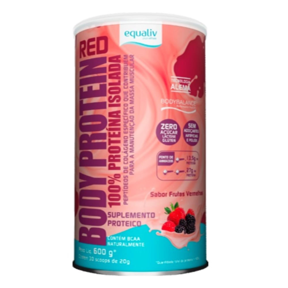 Equaliv Body Protein Frutas Vermelhas 600g