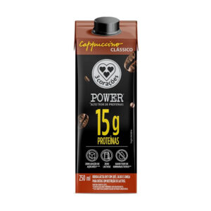 TRES Coracoes UHT 3 Corações Power Cappuccino Clássico Zero Lactose 250ml
