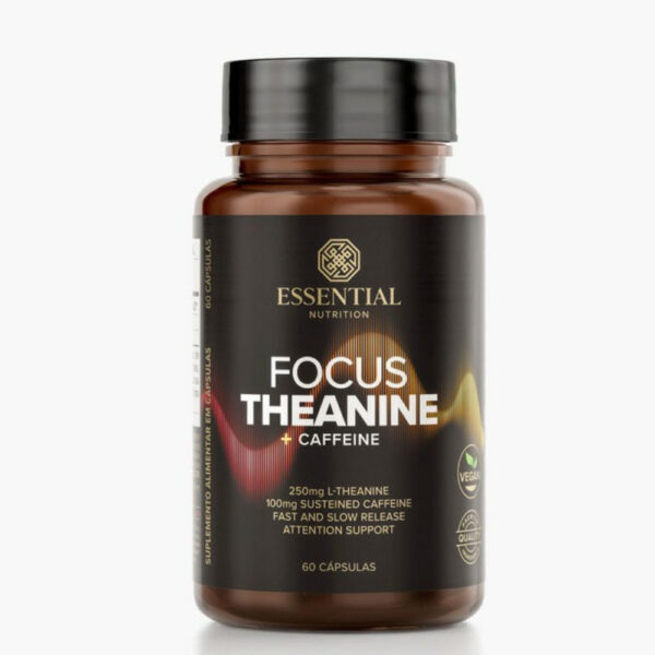 Essential Nutrition Focus Theanine + Caffeine 60 Cápsulas
