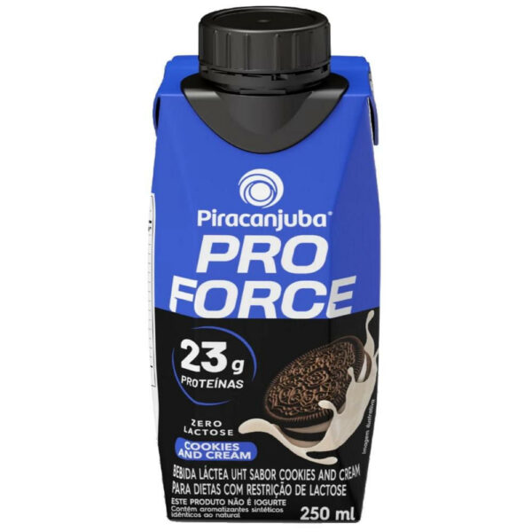 Piracanjuba Pro Force Zero Lactose Cookies And Cream 23g – 250ml