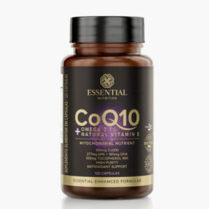 Essential Nutrition CoQ10 + Omega 3TG + Natural Vitamin E 120 cápsulas