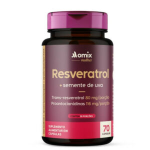 Orient MIX Resveratrol Semente de Uva Omix 70 Cápsulas