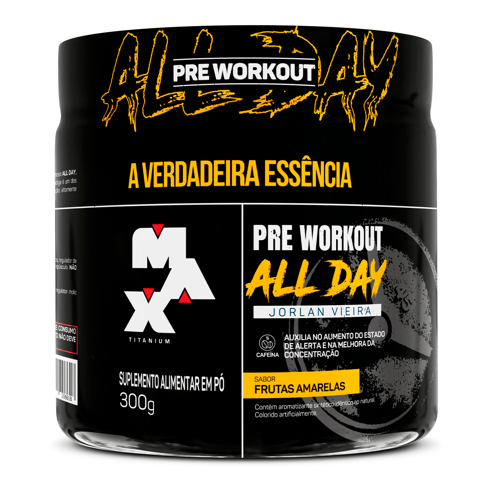 Max Titanium All Day Jorlan Vieira pote 300g