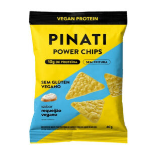 Pinati Biscoito Power Chips Requeijão Vegano 40g
