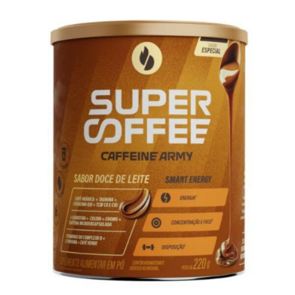 Caffeine ARMY Café Em Pó Supercoffee Doce de Leite 220g