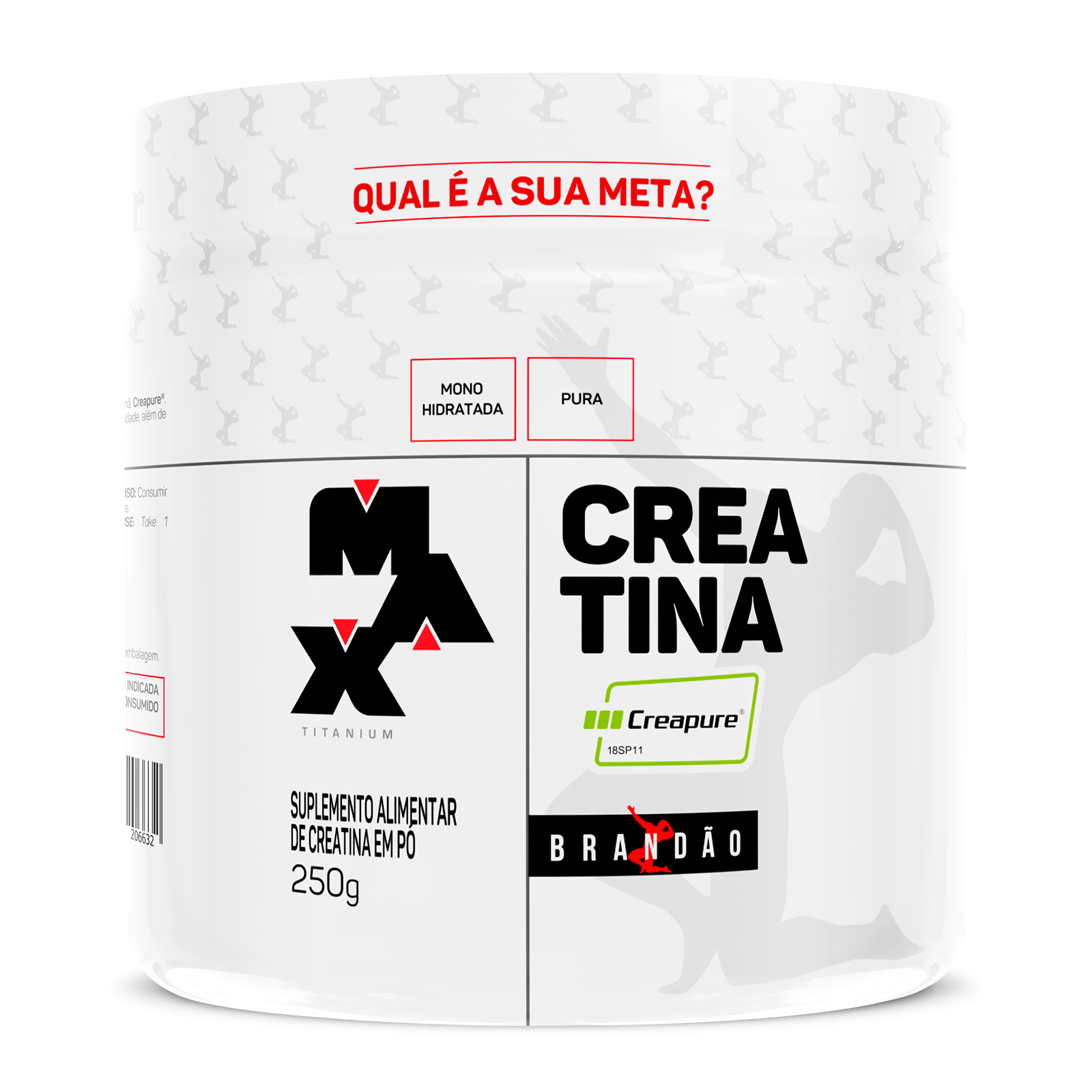 Max Titanium Creatina Creapure - Rafael Brandão 250g
