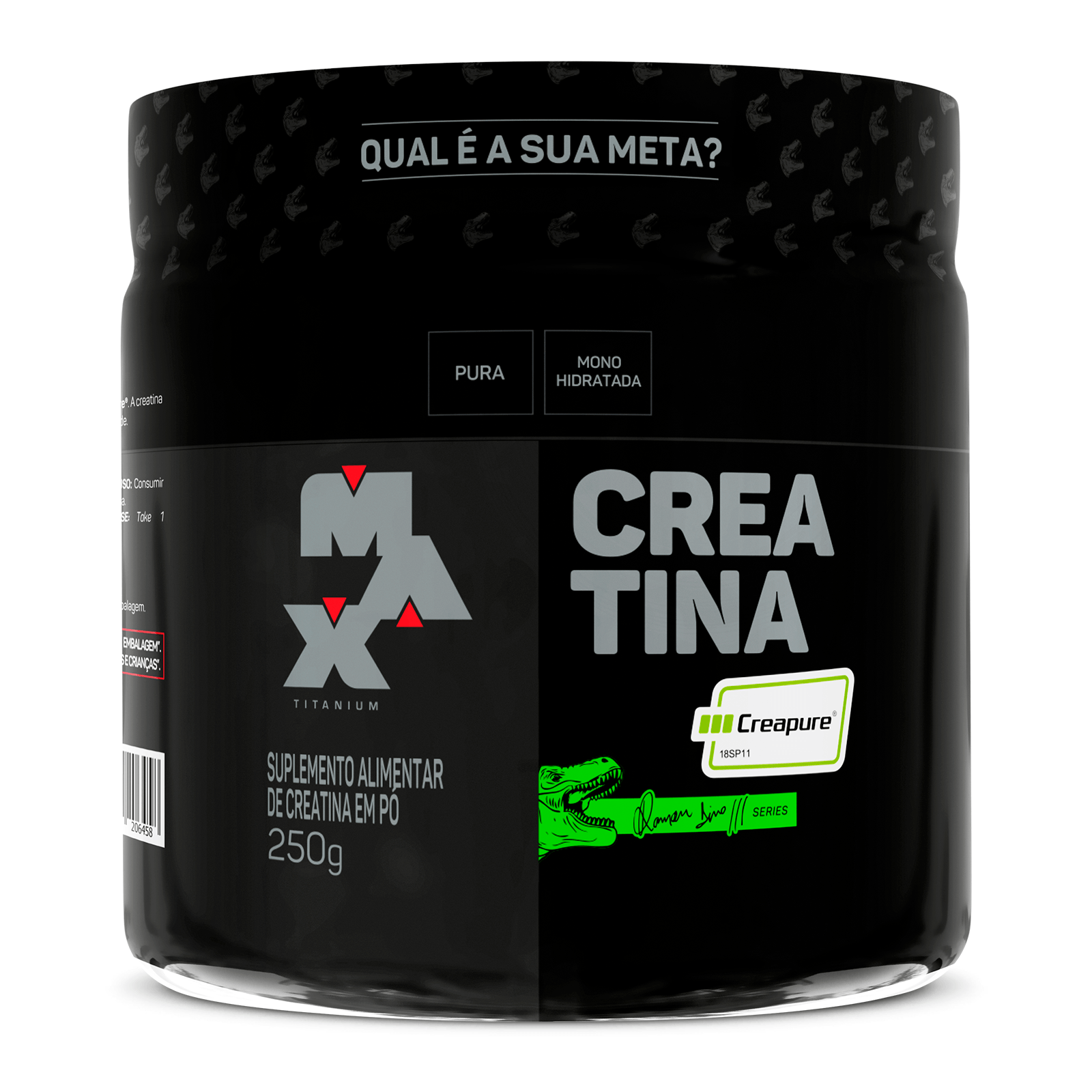Max Titanium Creatina Creapure 250g - Linha Dino