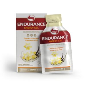 Vitafor Endurance Energy Gel Baunilha 12 Sachês de 30g