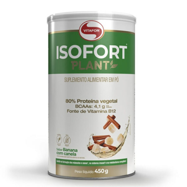 Vitafor Isofort Plant Banana com Canela 450g