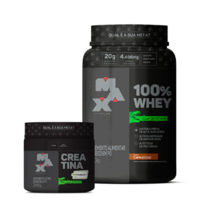 Max Titanium Kit Dino Extreme 100% Whey + Creatina Creapure