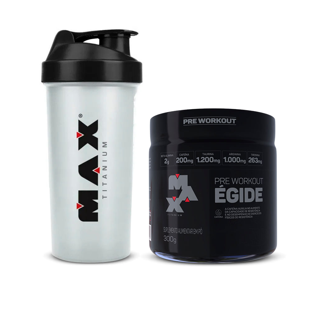 Max Titanium Kit G3XFC Vitoria Egide 300g + Coqueteleira