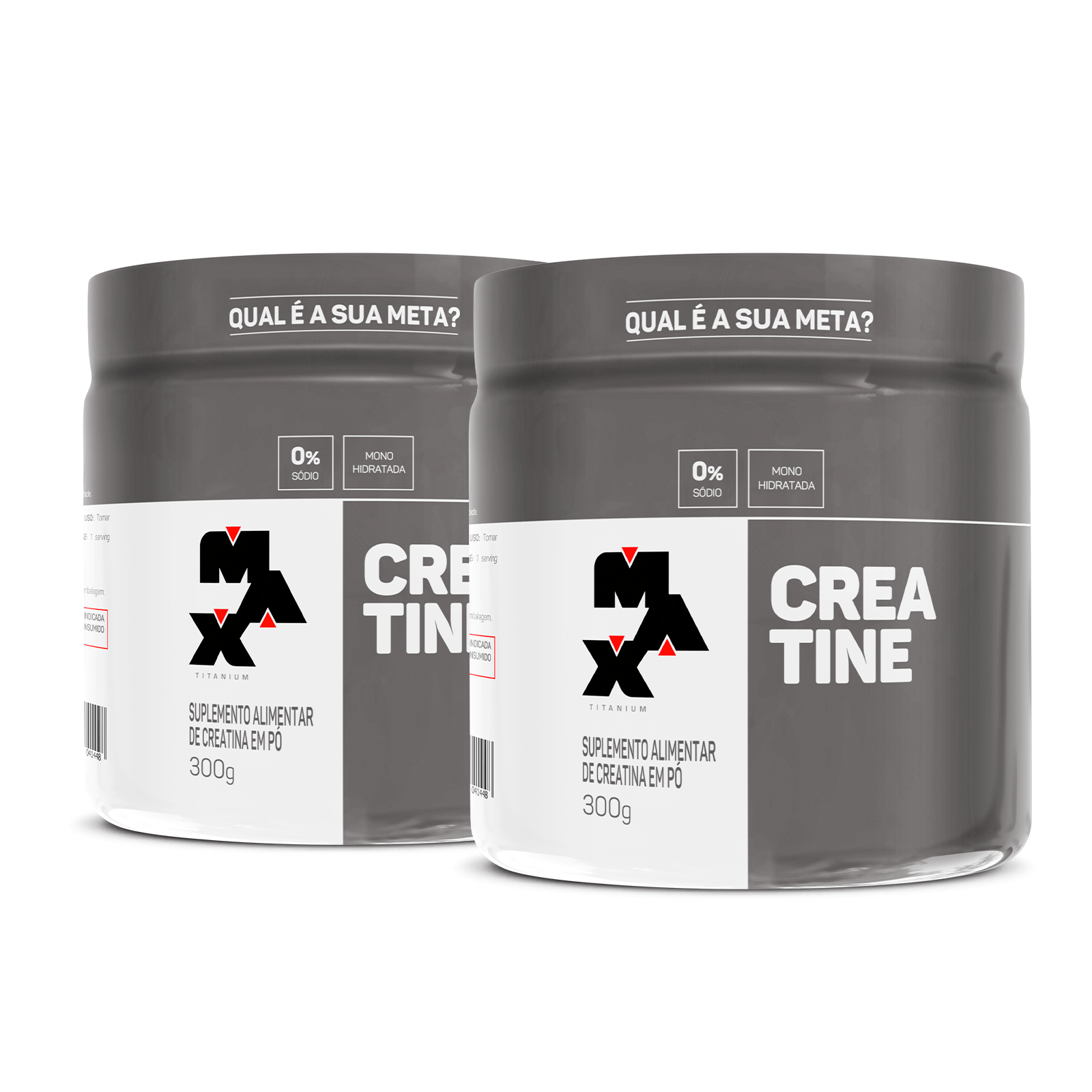 Max Titanium Pack 2x Creatina 300g - MonoHidratada