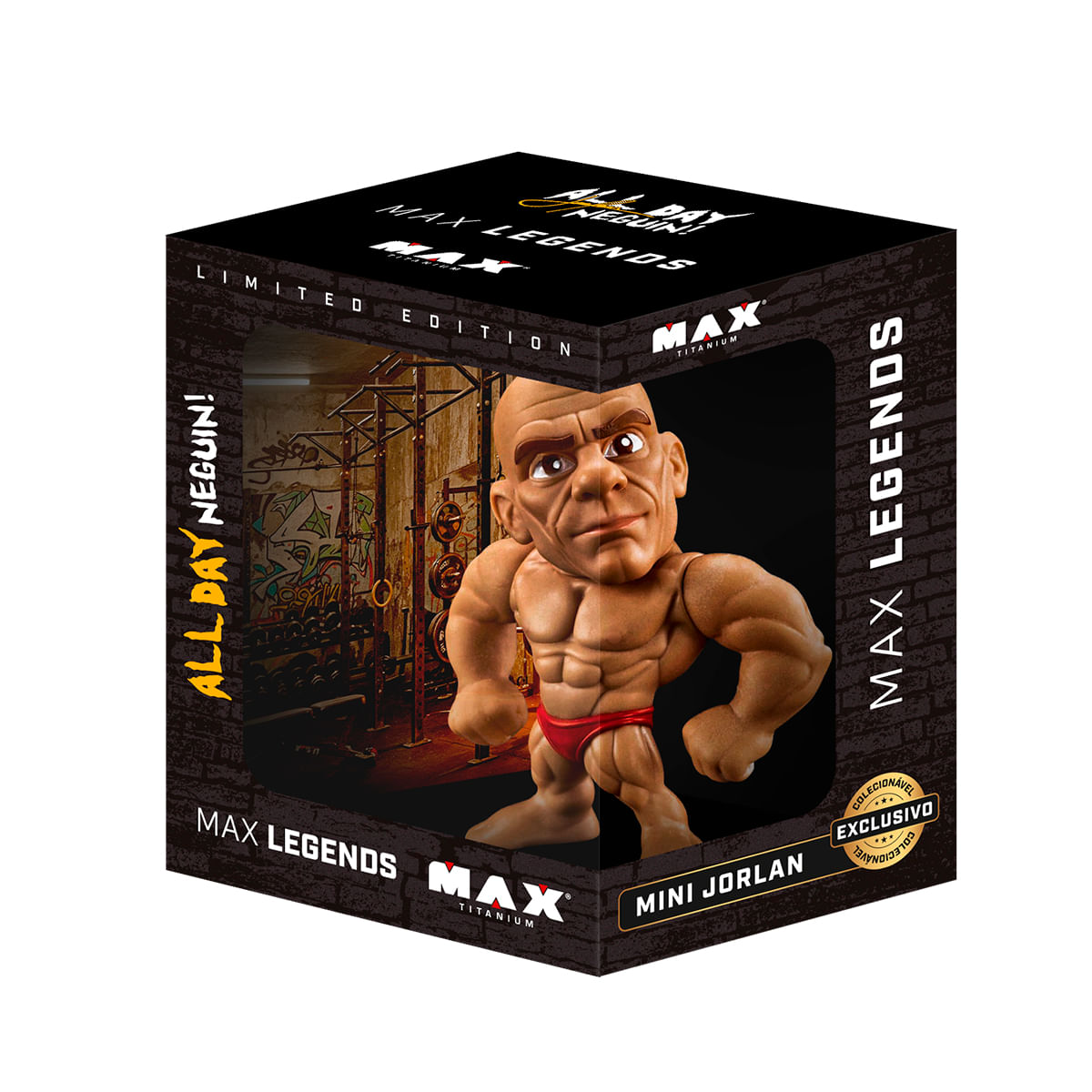 Max Titanium Mini Boneco 3D Jorlan Vieira