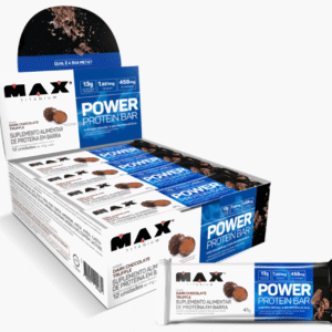 Max Titanium Power Protein Bar 41G Display com 12 unid