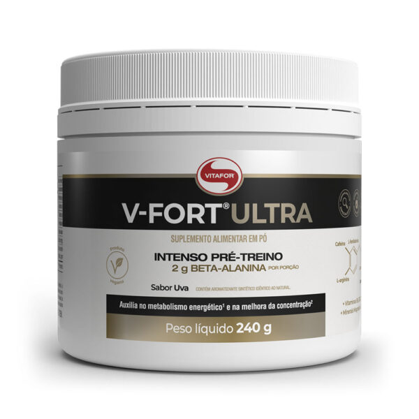 Vitafor Pré-Treino Intenso V-Fort Ultra Uva 240g