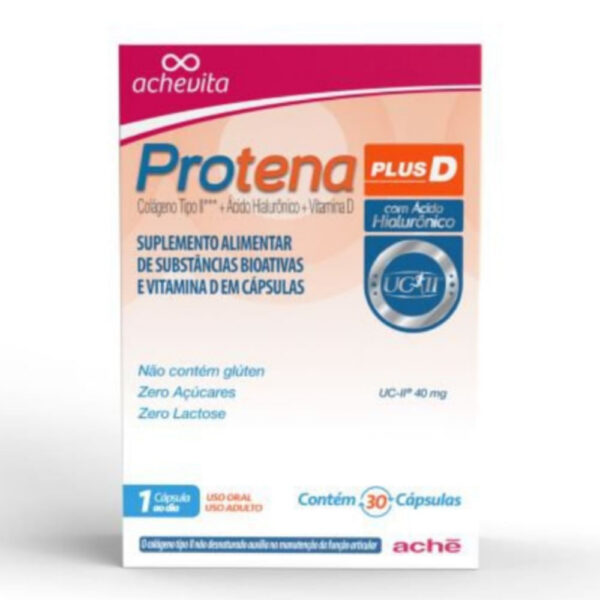 ACHE Protena Plus D Colágeno Tipo II + Ácido Hialuronico + Vitamina D 30 cápsulas