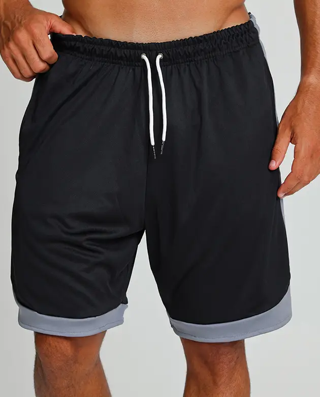 Bermuda lateral arredondada bicolor