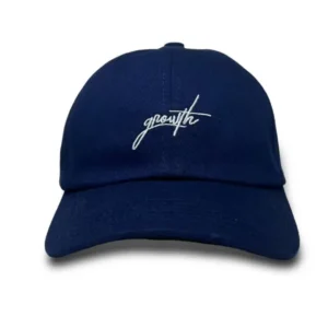 Boné Dad Hat Growth Manuscrito Azul Marinho