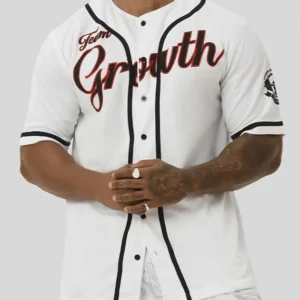 Camisa Premium Baseball Growth White