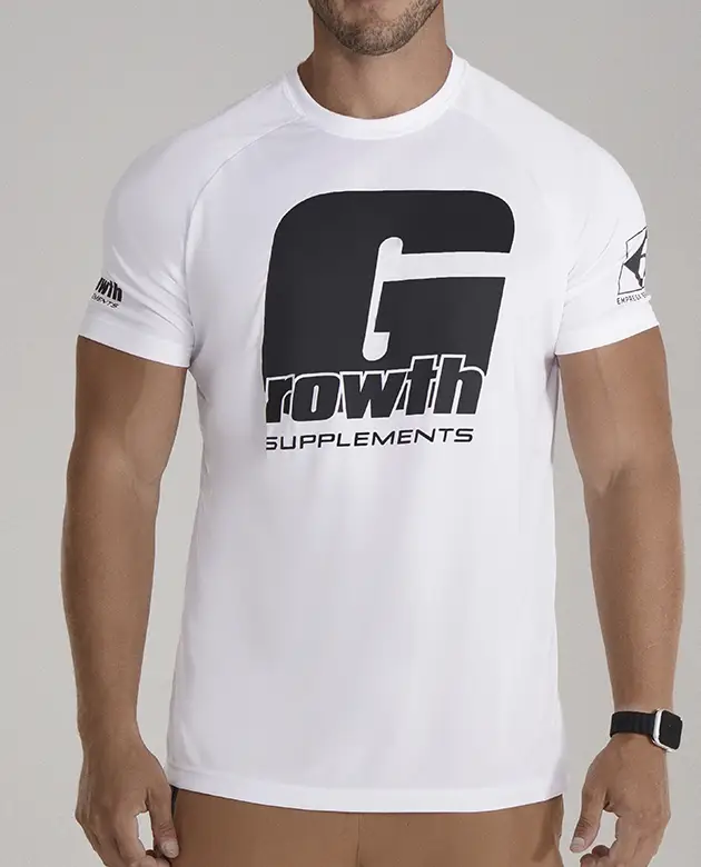 Camiseta de treino Dry-Fit Cor Branca com Gzão