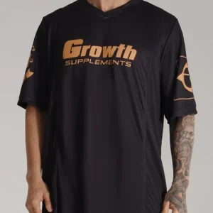 Camiseta Futebol Americano Preta Since 2009 Growth
