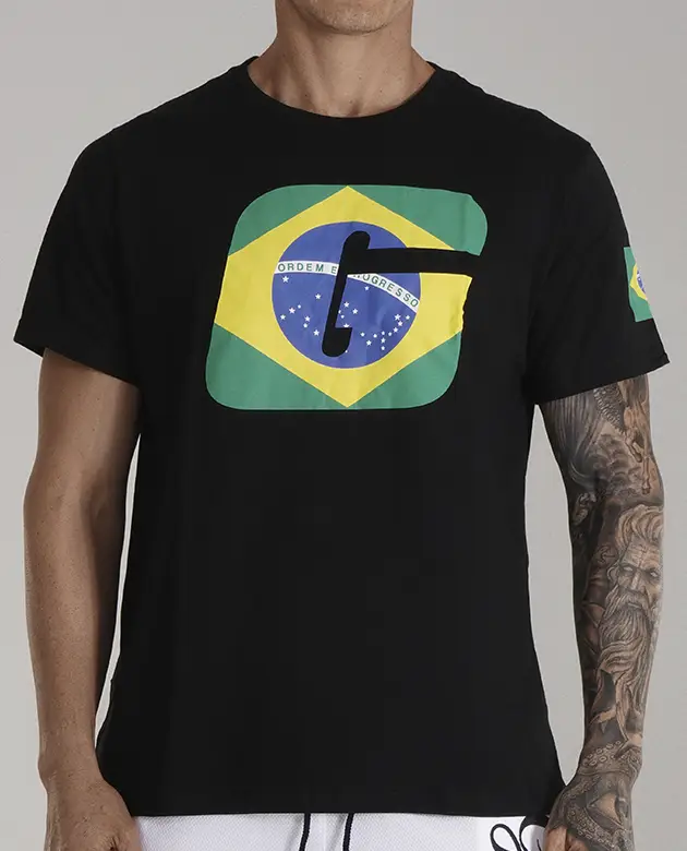 CAMISETA PRETA G BRASIL