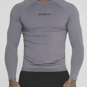 Camiseta Termica Manga Longa Growth Under Cinza