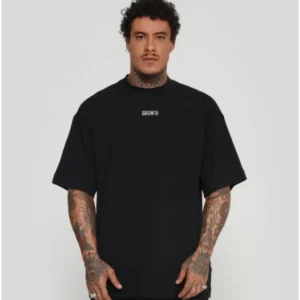Camiseta Tecno Growth Oversized Preta