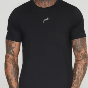 Camiseta Tecno Growth Us Manuscrito Preto