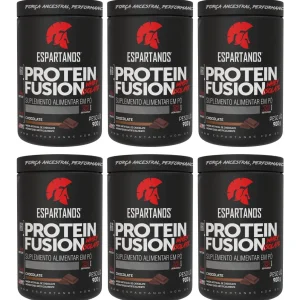 6x Protein Fusion Whey Isolate 900g - Kit Atacado Cx Fechada