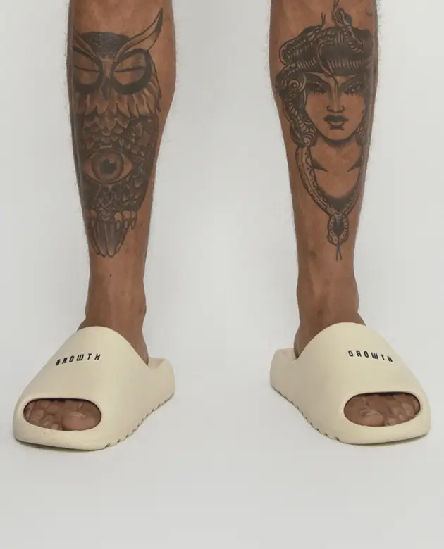 Chinelo Slide Soft Growth Marfim