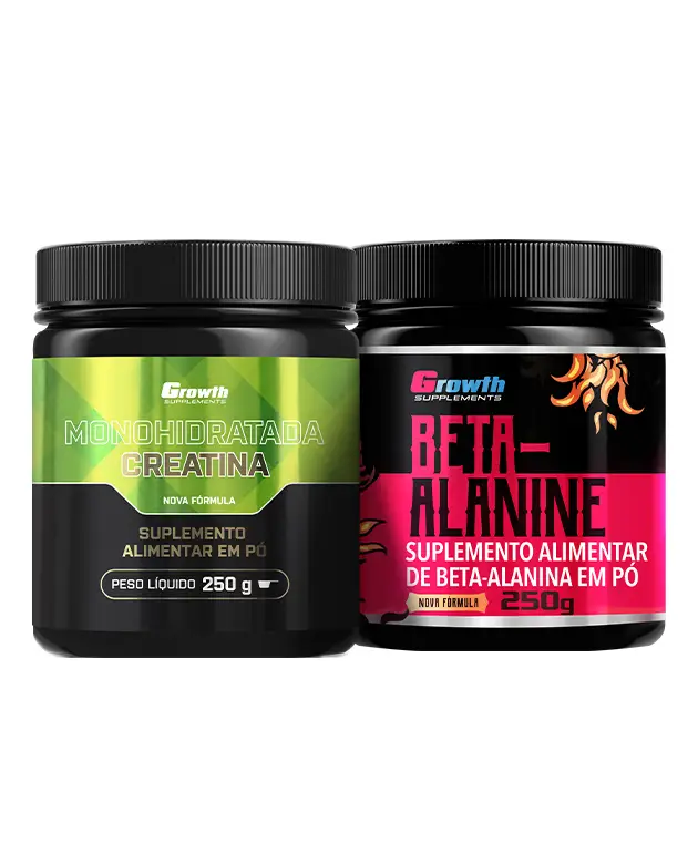 Kit Creatina Monohidrata 250g + Beta Alanina 250g