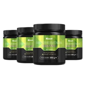 Kit Creatina Monohidratada 1kg
