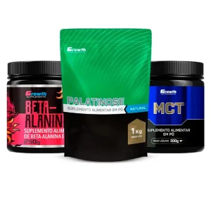 Kit Endurance: Beta-Alanina 250g, MCT 300g e Palatinose 1kg