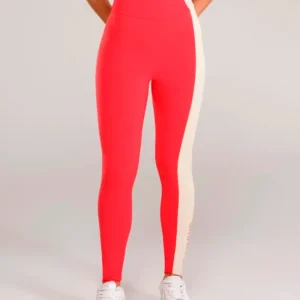 Legging Bicolor Growth Vermelho