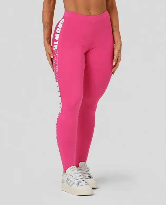 Legging Pink Ad Recorte Logo Growth
