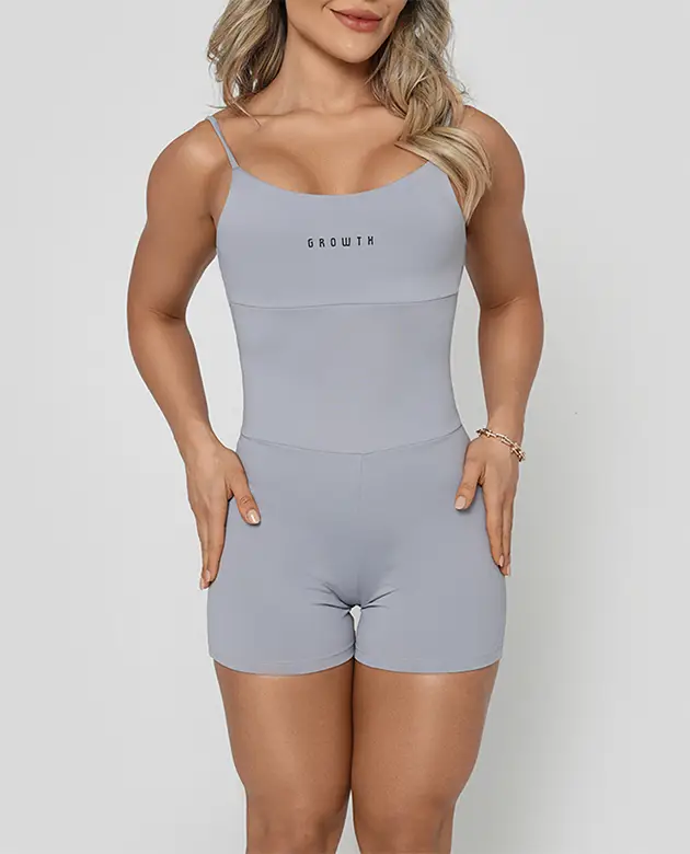 Macaquinho Growth Two Face Cinza Névoa